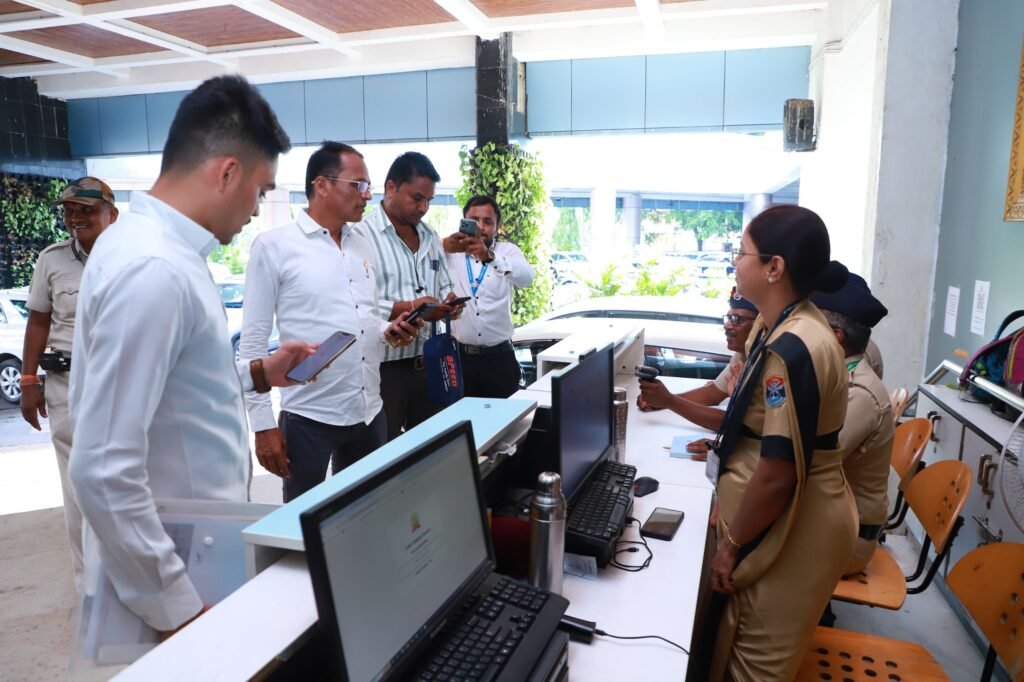 स्वागतम ई-प्रवेश प्रणालीला नागरिकांचा मिळतोय प्रतिसाद