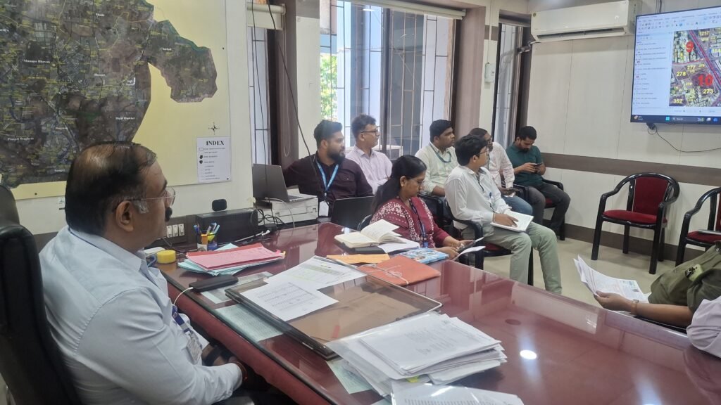 नवी मुंबई महापालिकेच्या शिष्टमंडळाने पिंपरी चिंचवड महापालिकेच्या मालमत्ता कर प्रणालीची घेतली माहिती