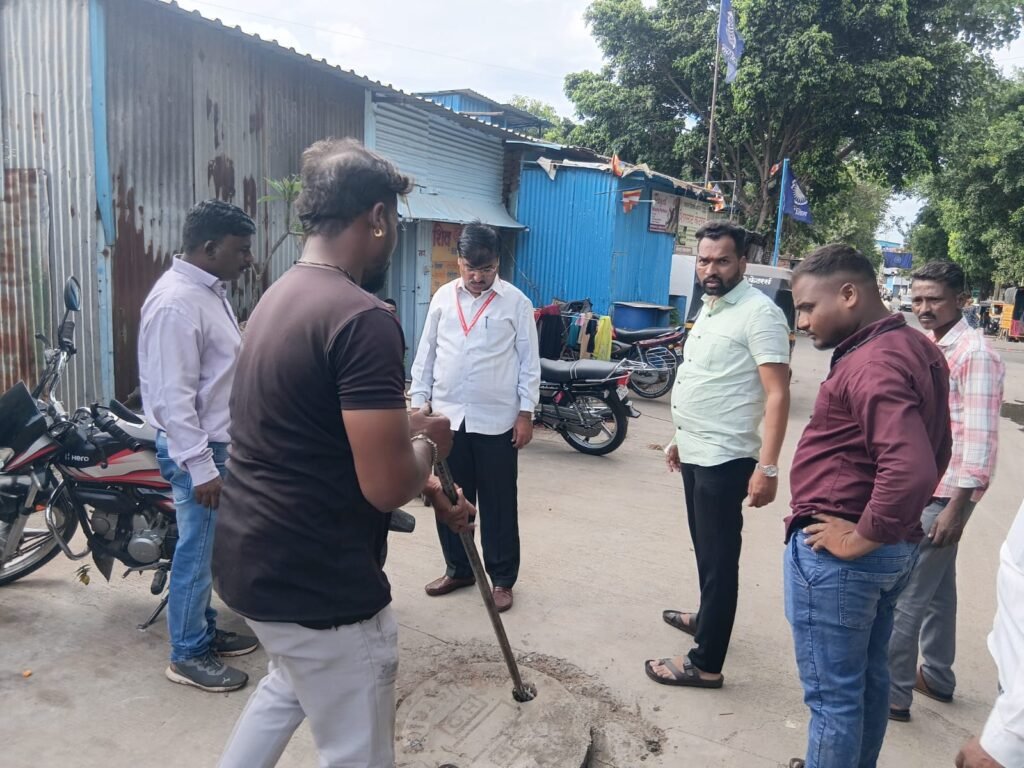 सामाजिक कार्यकर्ते मारुती जाधव यांचा पाठपुरावा;प्रभाग क्रमांक ११ मध्ये पावसाळ्यापूर्वी ड्रेनेज व स्टॉर्म वॉटर लाईन कामांना गती