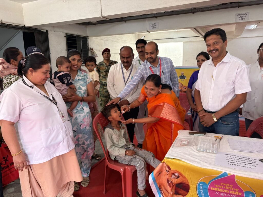 शहरातील ११२३ केंद्रांवर २ लाख २७ हजार ९५३ बालकांना पोलिओ प्रतिबंधक लसीचे डोस
